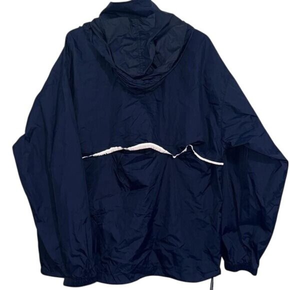 2X-Large Navy Windbreaker Jacket With Zip - Picture 5 of 7